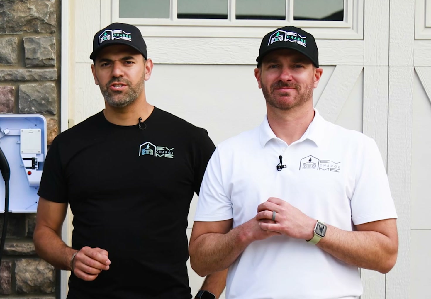 EVchargeME founders Sam Syed and John Patterson